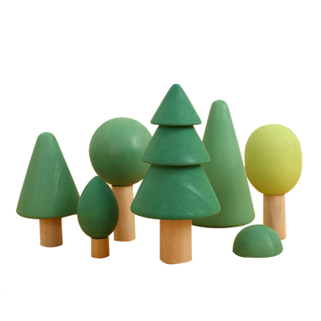 Custom Shape Wooden Toys and Decorative Sets for Kids: A Mix of Education and Aesthetics in Nordic Montessori Style