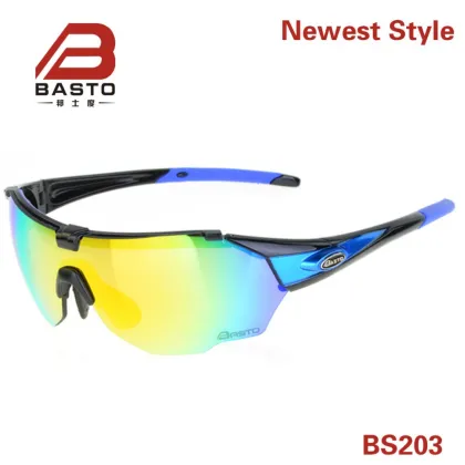 2015 year's Newest Plastic Materail Outdo Sports Sunglasses