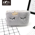 Bolsa de lápices de felpa de maquillaje sleep king