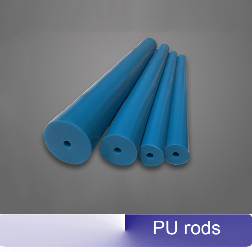 50cm Polyurethane Hollow rod Excellent adhesive PU stick Elastic rubber rod Black Red Green Blue