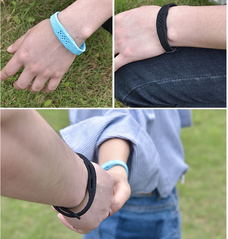 Natural Essential Oil Custom Silicone Anti-mosquito Strap