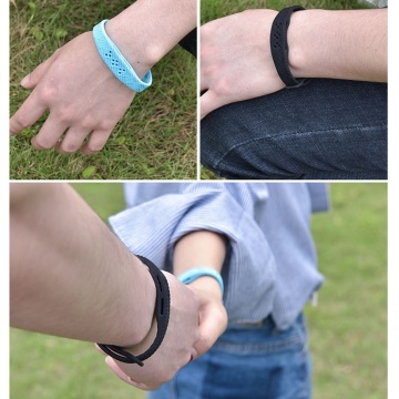 Natural Essential Oil Custom Silicone Anti-mosquito Strap