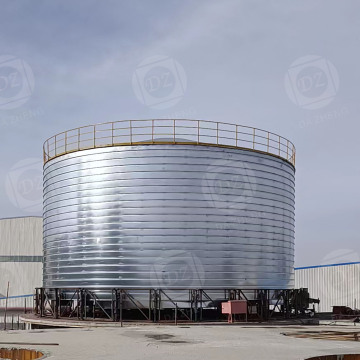 Fly ash environmental protection storage steel plate silo