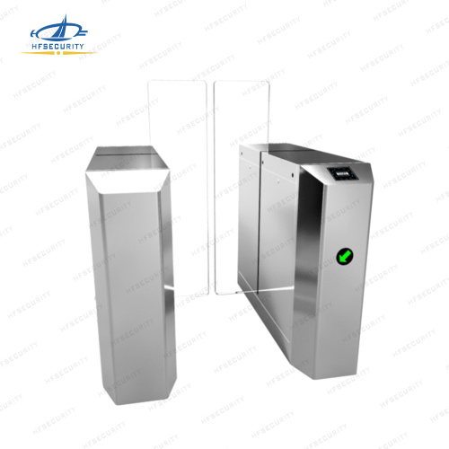 Access Control System Security Entrance Steel Wing Turnstile