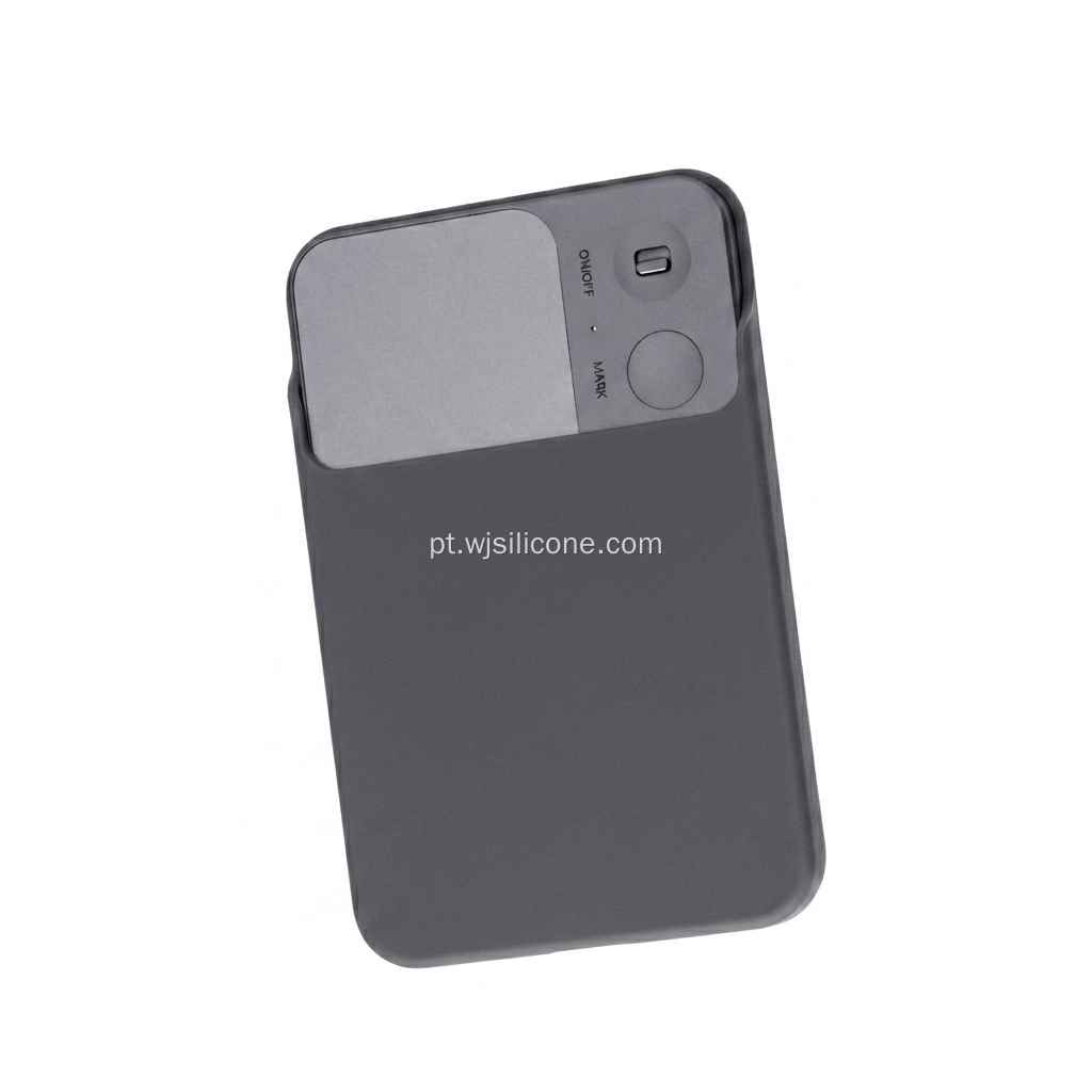 Capa protetora de silicone para cartão de gravação de áudio