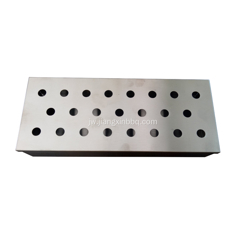 Kotak Smoker Chip Kayu Stainless Steel