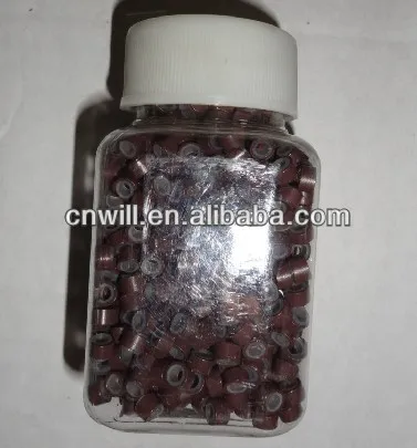 micro ring hair extensions Silicon Beads Micro Beads Hair Extension Tools