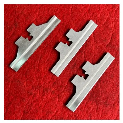 Pak Packaging Machine Toothed Blade" could be simplified and optimized for a search engine as:

"Toothed Blade for Packaging Machines