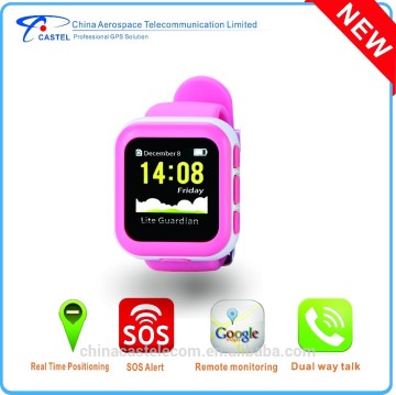 2016 newest step calculation watch gps tracking device for kids with geo-fence