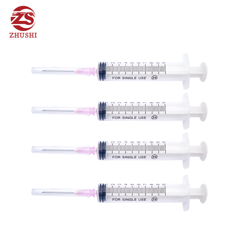 Disposable syringe luer slip hypodermic needle