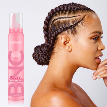 Private Label Karseell Hair Mousse Styling Foam - 200ml Shiny Non Flaking Mousse for Women