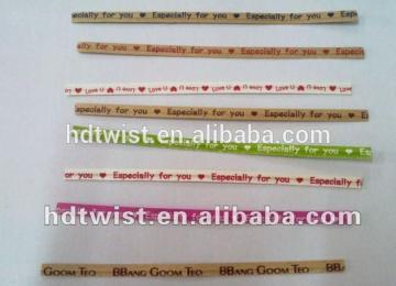 750m printed spool kraft paper twist ties for bread/candy/lollipop bags
