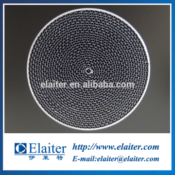 Honeycomb metallic catalyst substrate for petrol or diesel cars