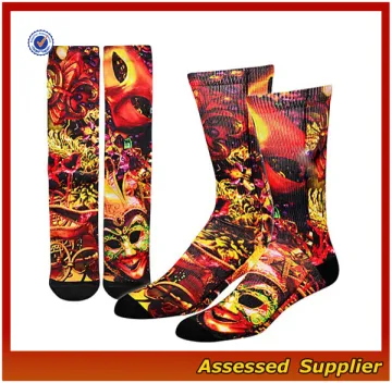 FXS031/ Custom sublimated socks/ sublimation printing socks/ blank sublimation socks