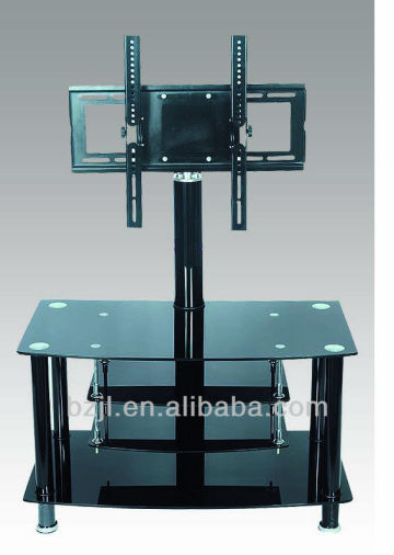 Black TV stand