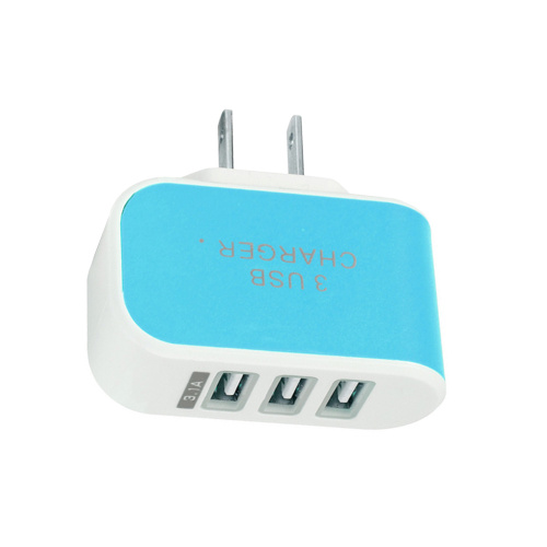 Cargador de pared USB de 5W 3 puertos CE FCC RoHS