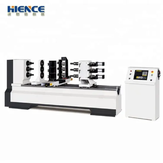 cnc automatic 3axis wood turning machine H-T150D-TM