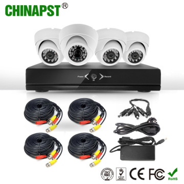 2017 가장 뜨거운 보안 DVR 돔 4CH CCTV 카메라 키트 (Pst-Ahdk04A)