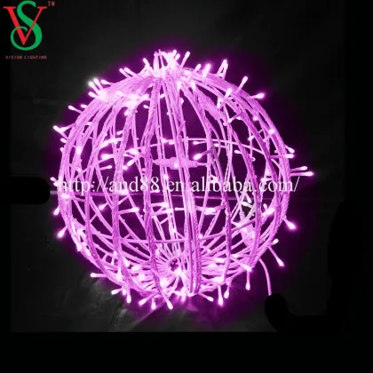 led lighting motif led light ball for street motif decorations