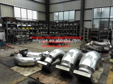 Stainless steel elbow making