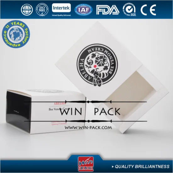 cosmetic packaging paper box, top quality paper box,custom silk screen packaging box