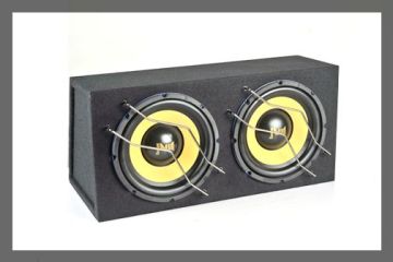 China JLD 250W 4Ohm protected by steel bar 12inch passive subwoofer Enclosure