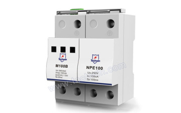 100KA DIN-rail Mounted Large Discharge Current AC Power SPD