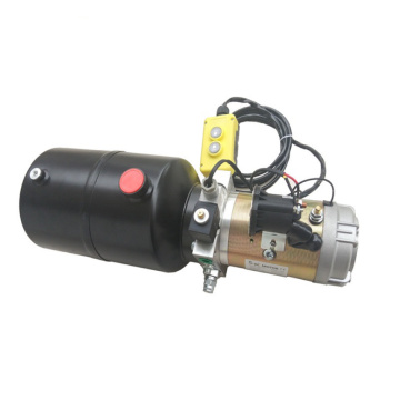 Hydraulic components of snow sweeper