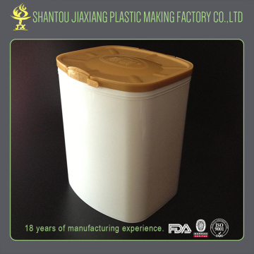 high quality food waterproof plastic storage box with lid
