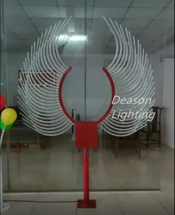 Angel Wings Firework Lights Outdoor Photo Props