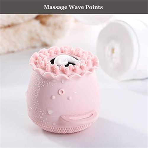 Facial Cleansing Brush with Deep Pore Foaming Sponge