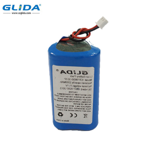 byd battery storage 3s1p icr 18650 11.1v li-ion battery pack 2200mah