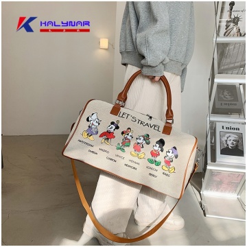 Fashion Design Cartoon Luggage Duffel Bags For Girls