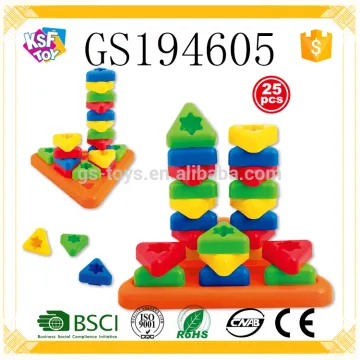 25PCS Funny Building Block Set Toys Plastic Educational Toys For Kids