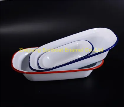 European Style Cast Iron Enamel Butter Dish