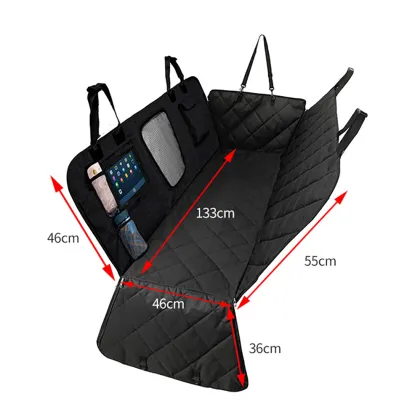 CHENGHUI Waterproof Dog Car Seat Covers with Mesh Window
