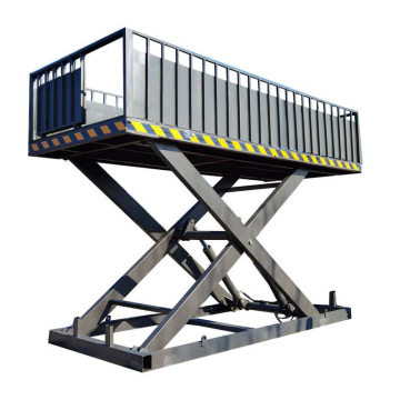 Stationary Electric Table Lift - Double Shear Fork Type Electric Lift Platform