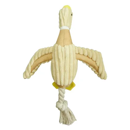 Factory plush wild goose dog toy pet products