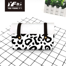 Custom Animal hair style camouflagestyle PU leather handbag cosmetic bag pencil case&bag multifunctional bag