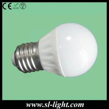 G45 E27 3W bombilla led