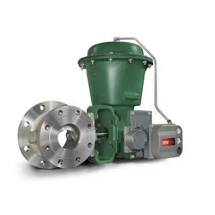 Professional FISHER V200 Series Vee-Ball Rotary Control Valve with Flanged Body, HD Ball Seal and Segmented Ball Technology