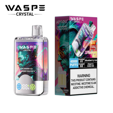 WASPE Crystal 40000 Puffs Double Taste LCD Display