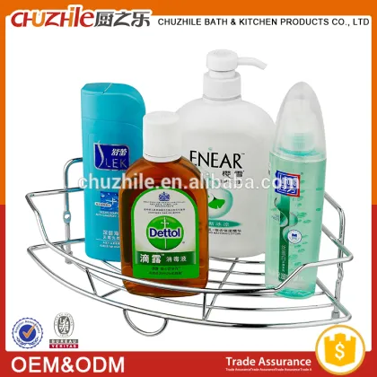 Chromium plating bathroom storage rack