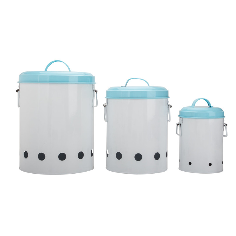 Garlic Onion Potatoes Metal Canister Set Garlic Onion Potatoes Metal Canister Set