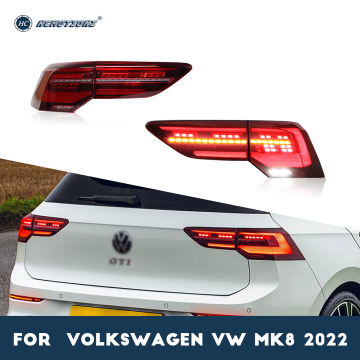 Luces traseras LED de Hcmotionz para Volkswagen Golf Mk8 2022 VW