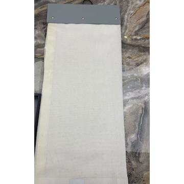 Tela transparente de color liso para cortina