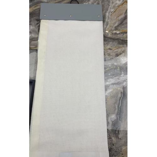 Tela transparente de color liso para cortina