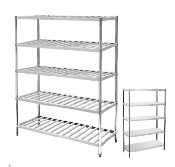 Five Tier Stainless Steel Kitchen Rack Shelf - Commercial Kitchen Shelving Rack Factory Price