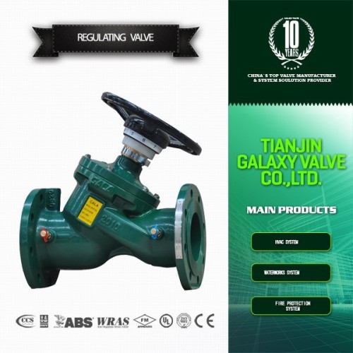 static type fiexed orifice balance valve with handwheel