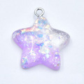 Resin star charm pendant design jewelry earrings making